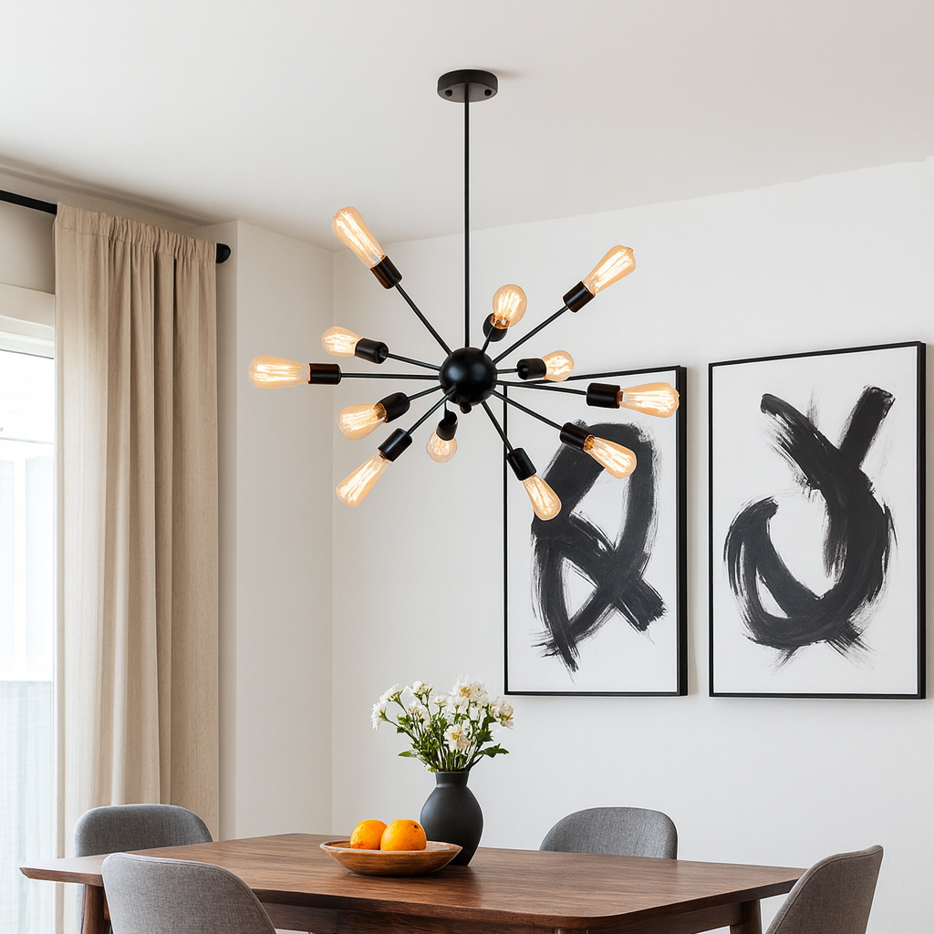 lámpara Atomo 12 luces