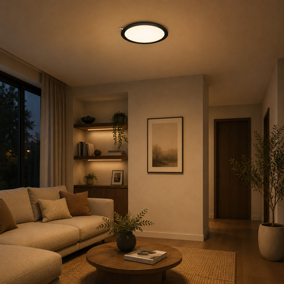 Panel Led circular de 24 W de incrustar