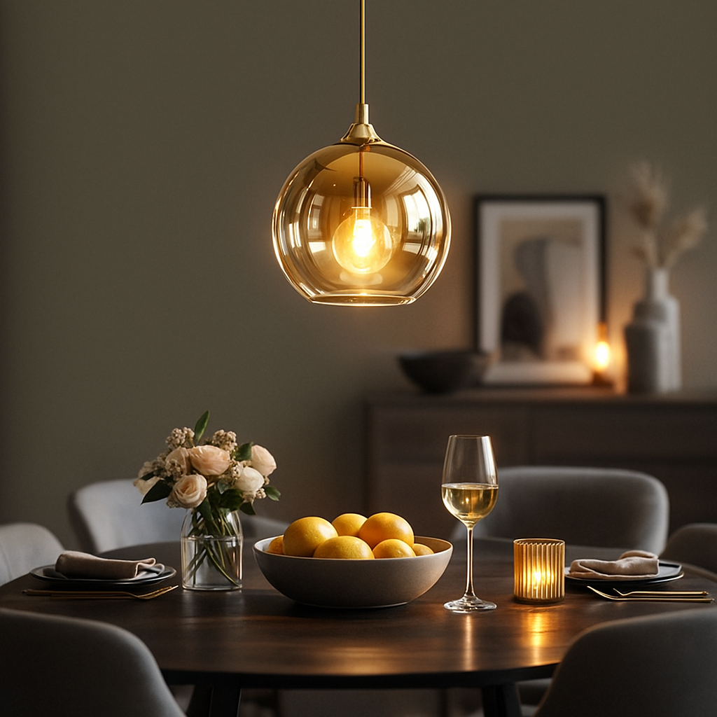 Lámpara Piura Dorada P20