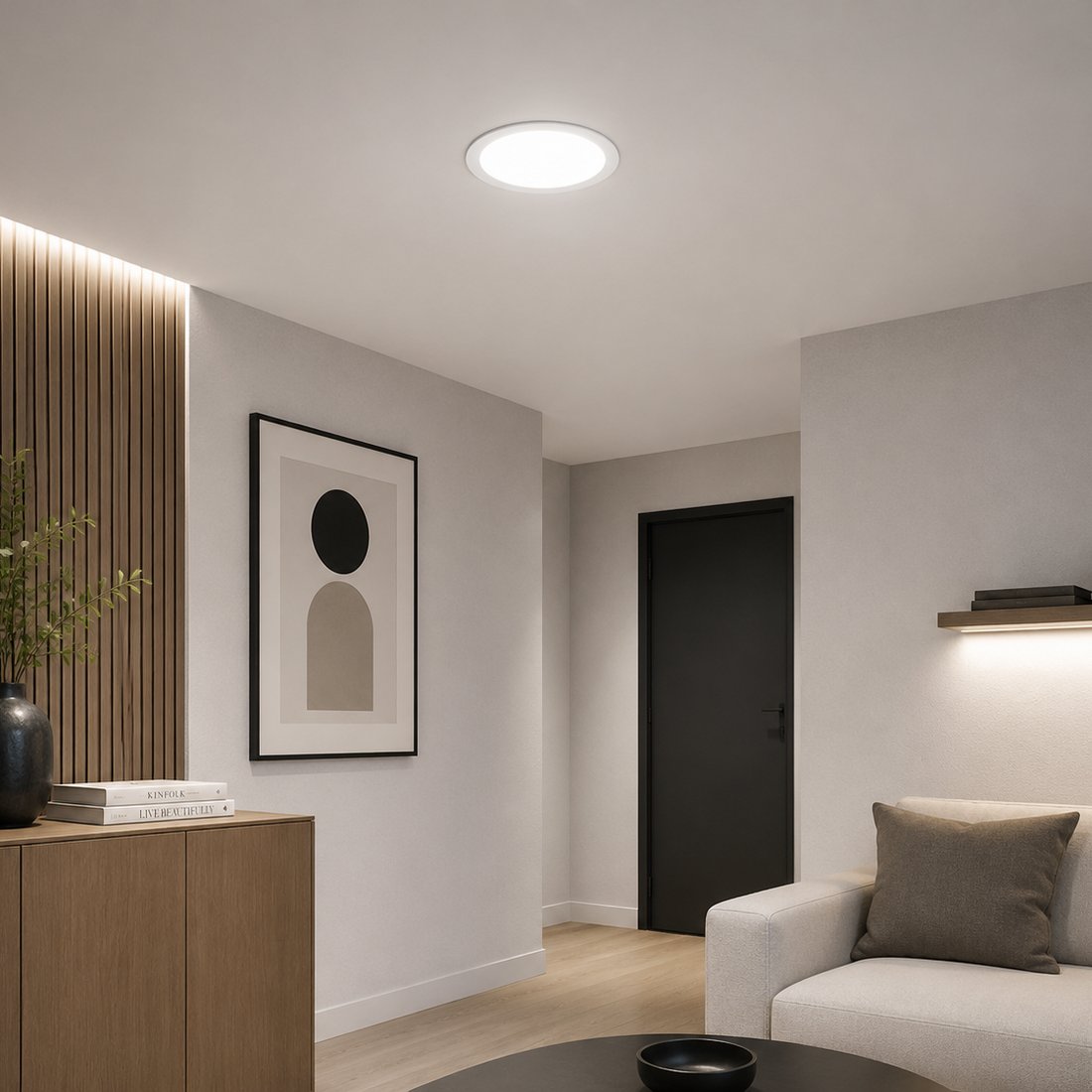 Panel Led circular de 18w