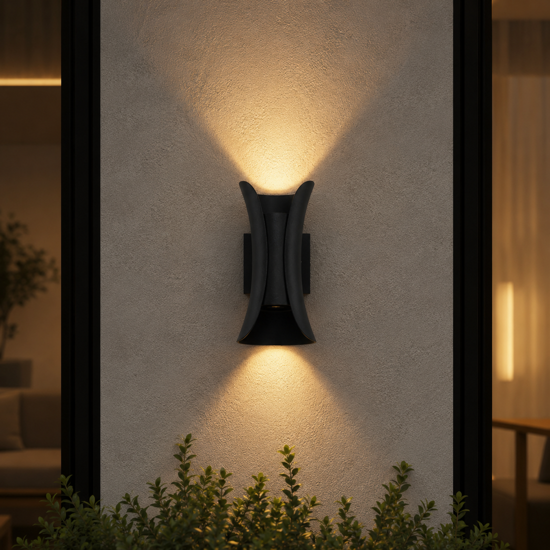 APLIQUE DE PARED SOLSTICIO NEGRO