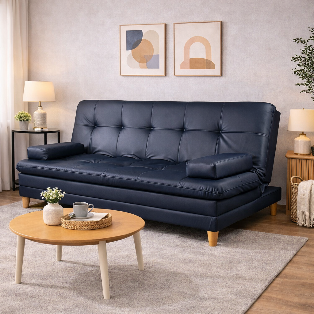 SofáCama Tous 3 Posiciones Antirasguño Azul Noche