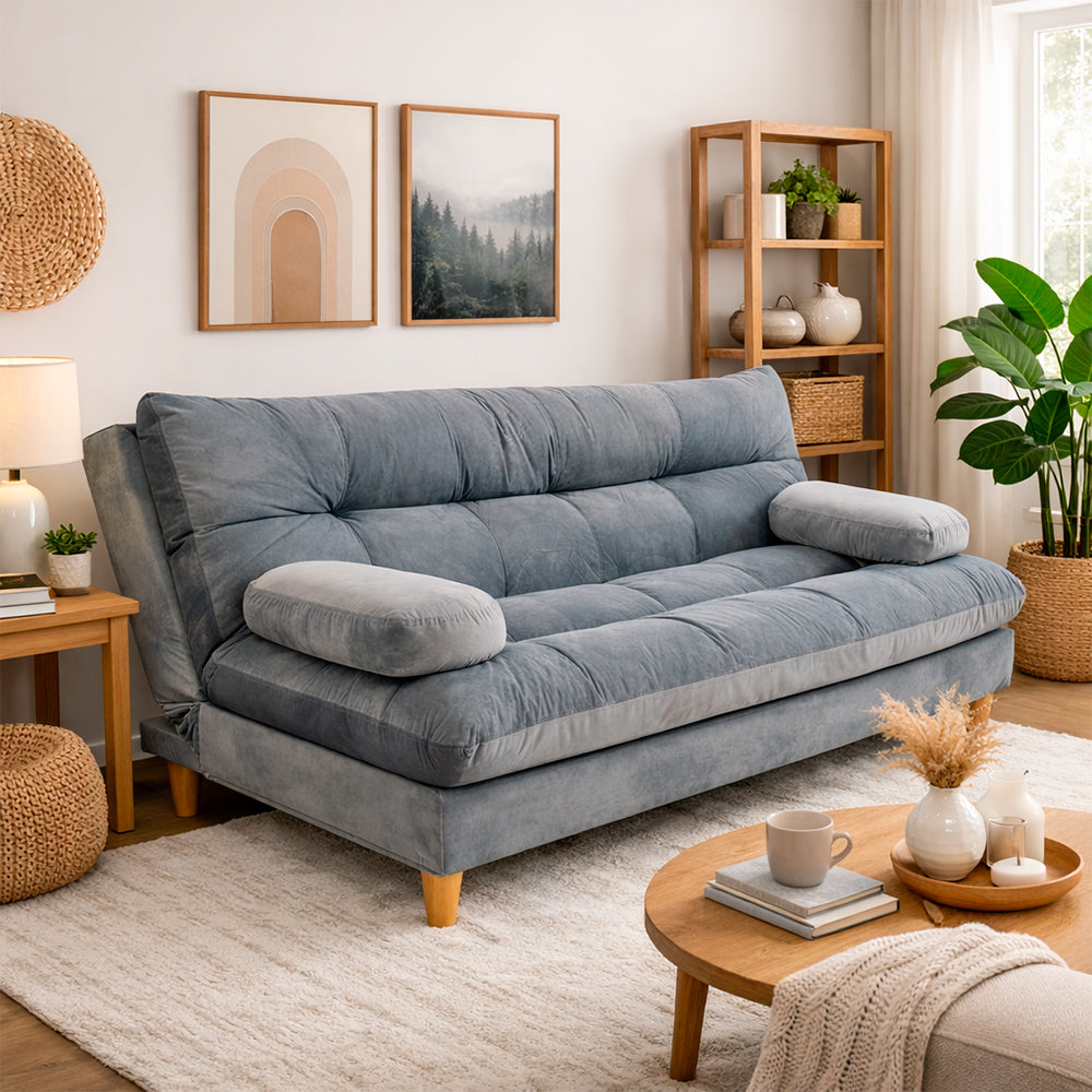 SofáCama Nube 3 Posiciones Tercio pelo Gris