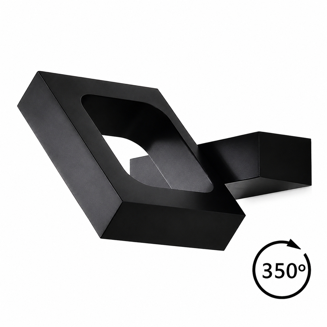 aplique up &amp; down cuadrado para exterior de 3000k de 10w