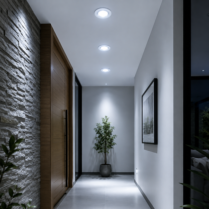 Bala led 6w 6500K PLATEADA redonda