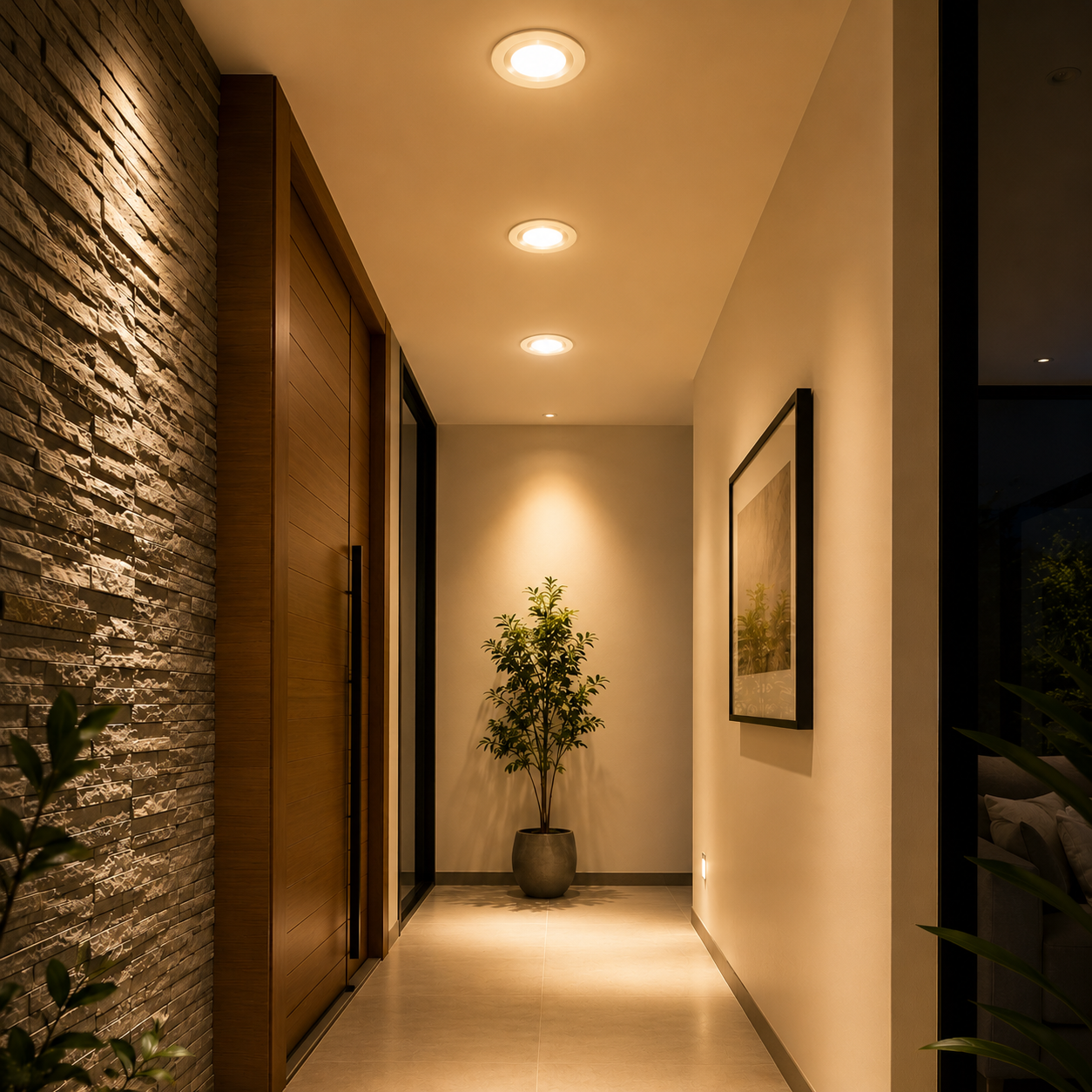 Bala led 18w 3000K PLATEADA redonda