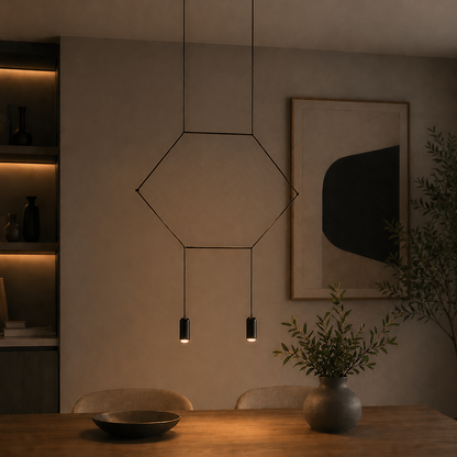 Lampara de techo Hexa