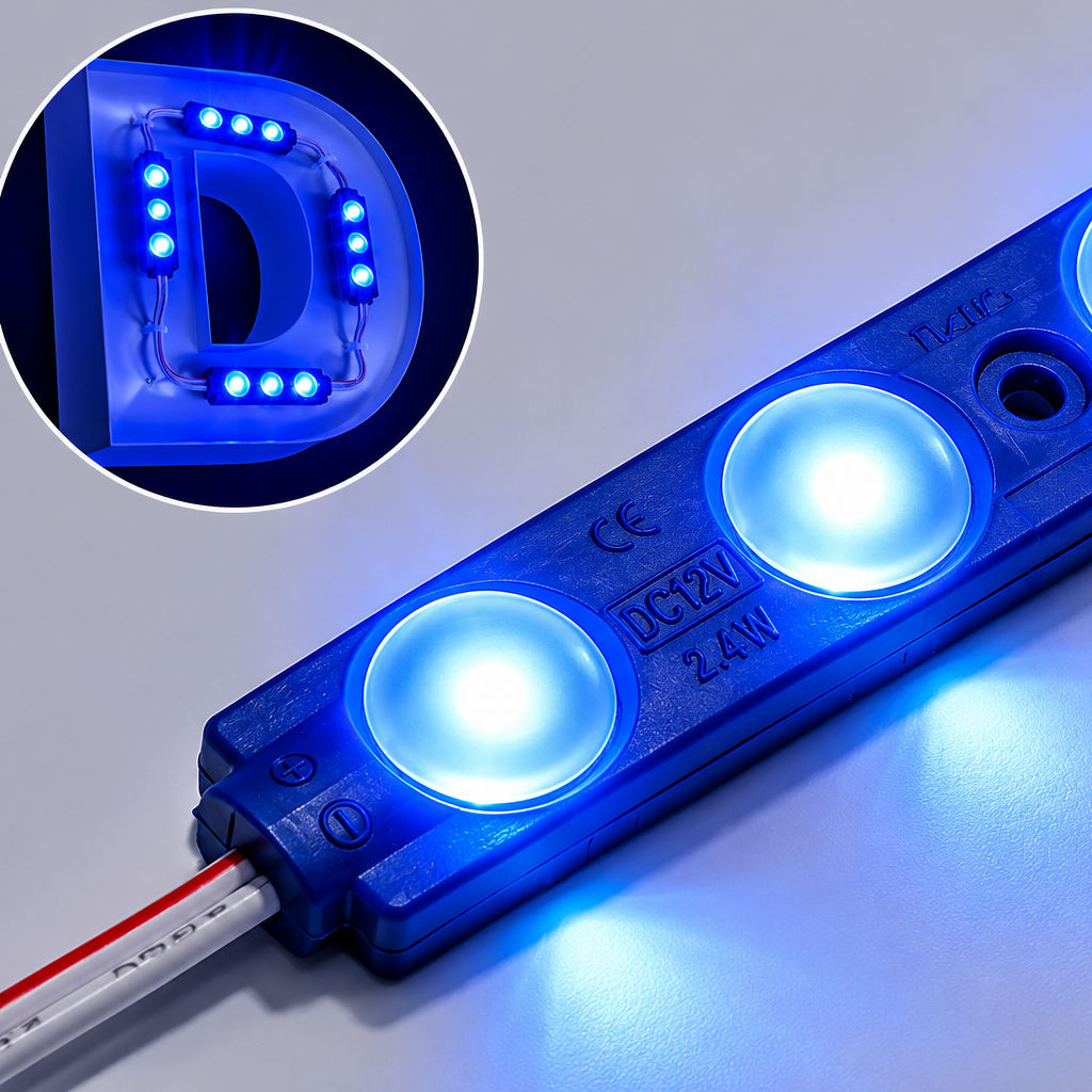 Modulo inyectado Azul
