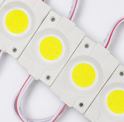 Modulo cob cuadrado transparente 12v