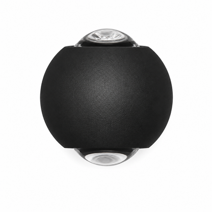 mini aplique de exterior sobreponer esférico