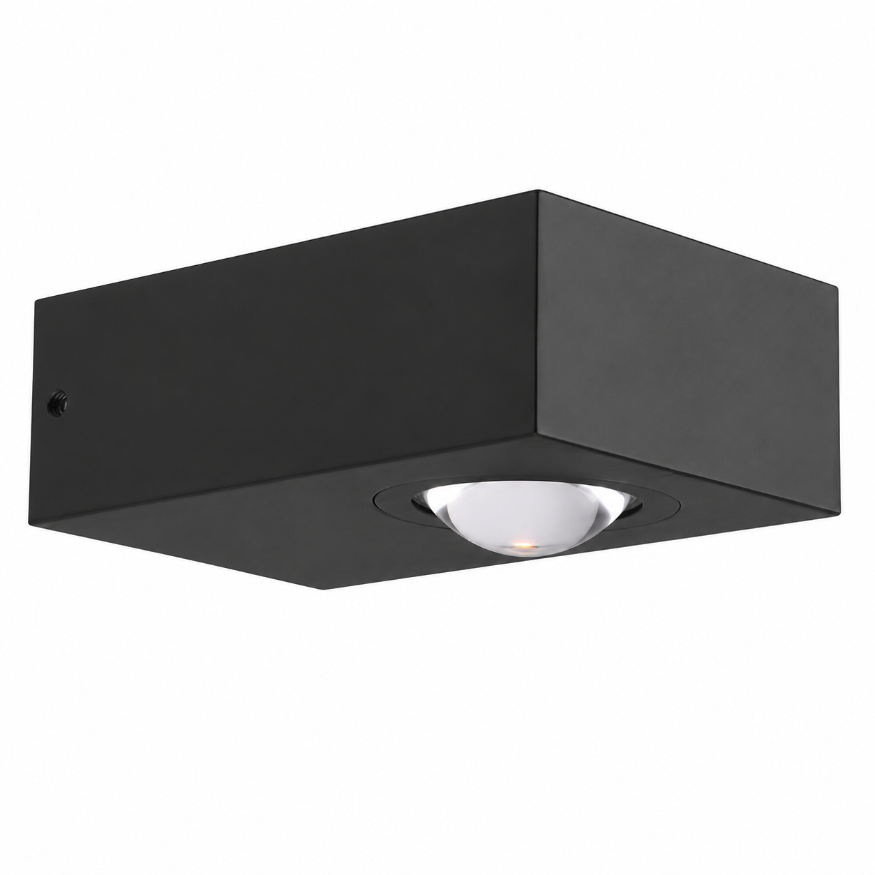 mini aplique de exterior sobreponer rectangular