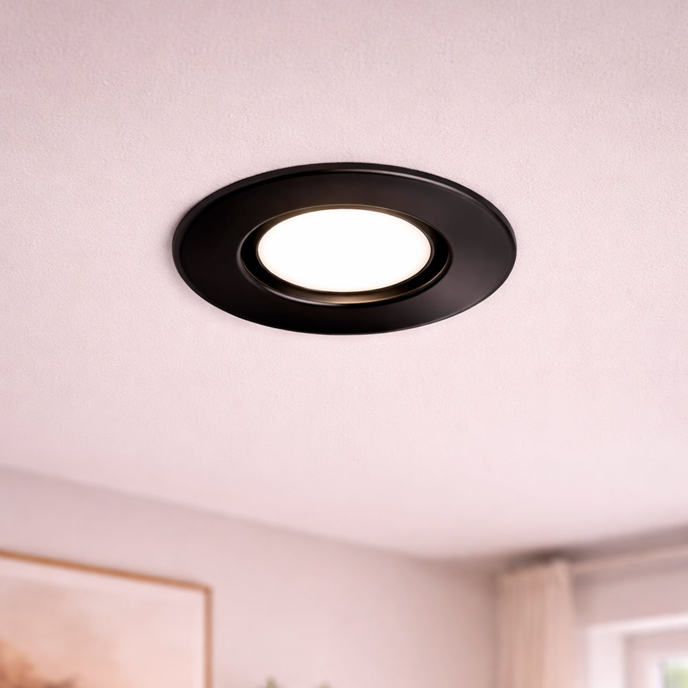 DOWNLIGHT ALUMINIO NEGRO CCT 20W