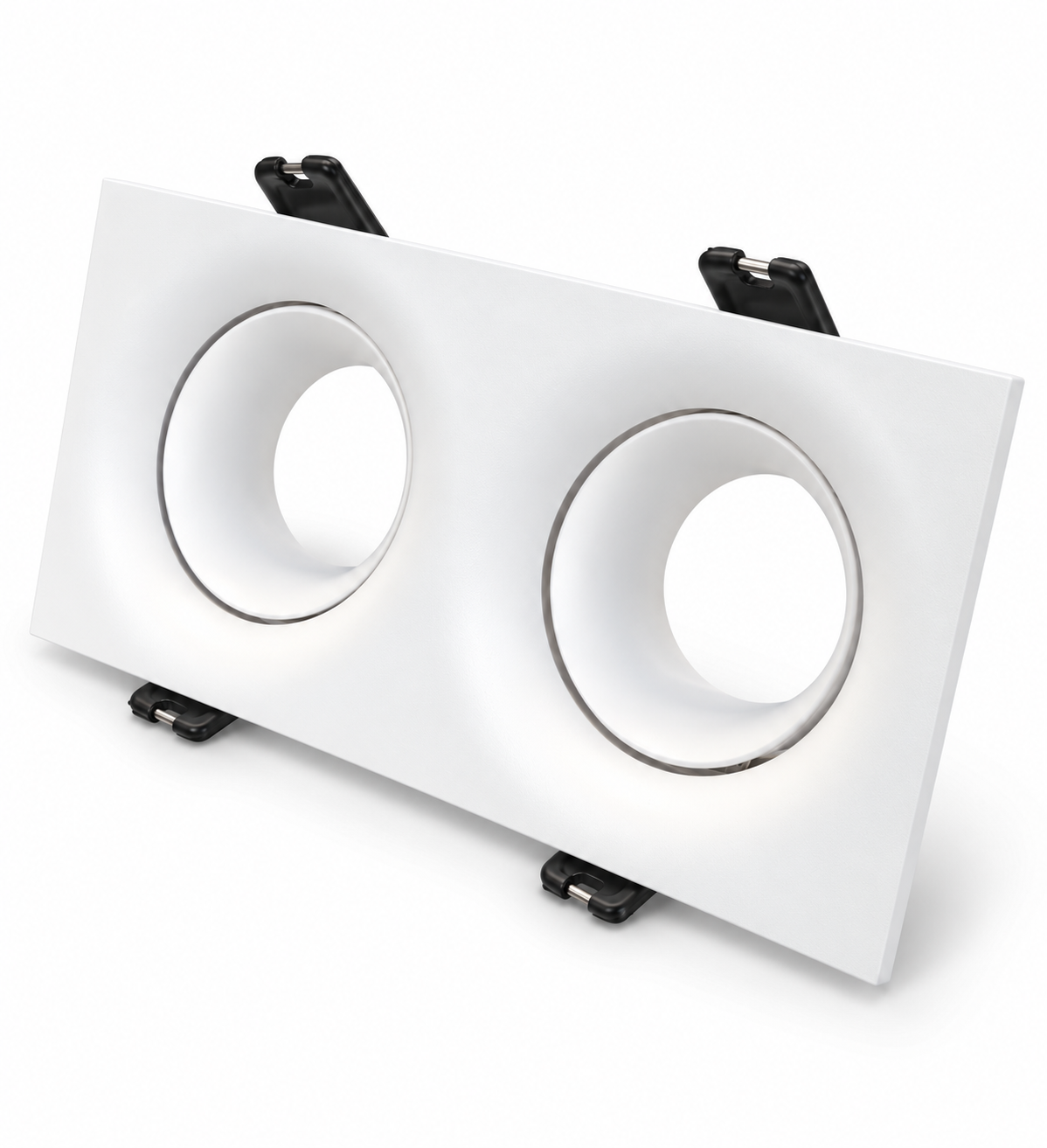 CARCASA GU10 DOBLE ENVEVIDA ECUALIZABLE BLANCO