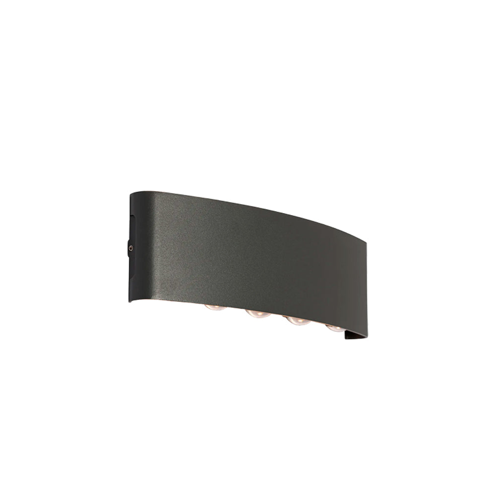Aplique UP DOWN de Exterior 8w Negro