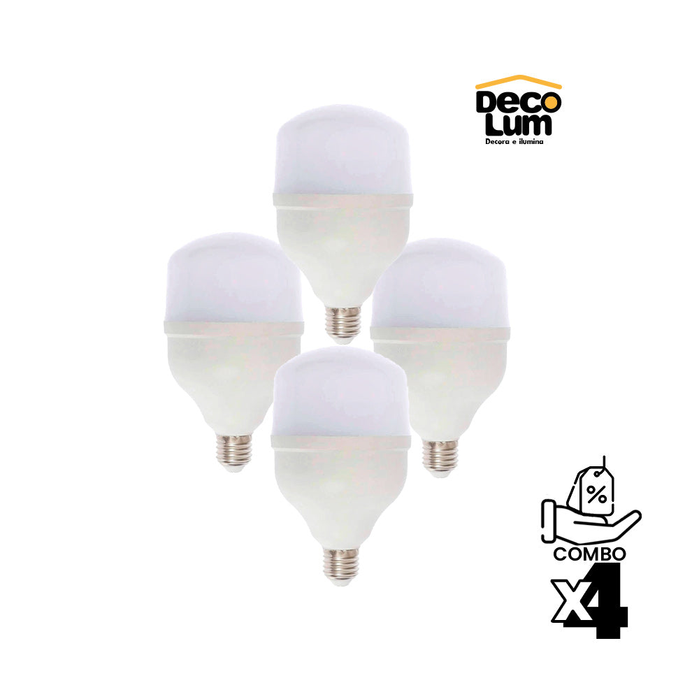 combo de 4 bombillos led de 20W