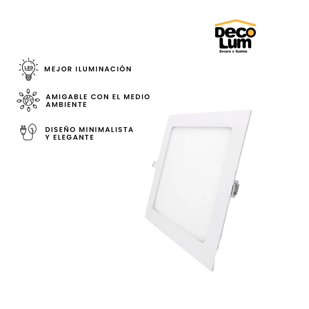 Panel Led cuadrado de 12w