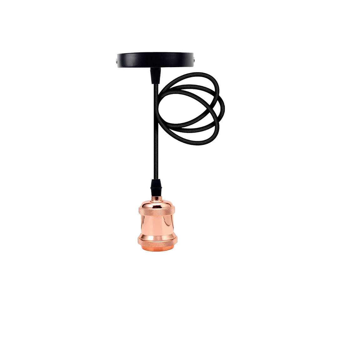 PORTA LAMPARA ORO ROSA