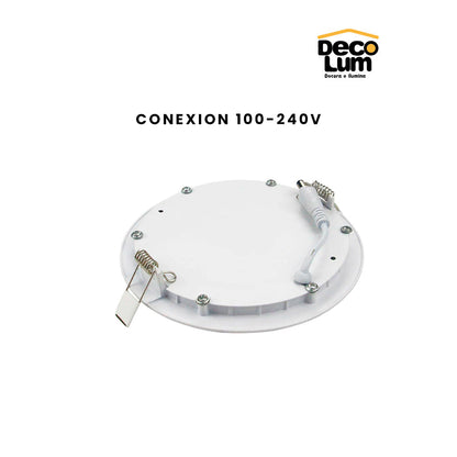 Combo de Panel Led circular de 6w