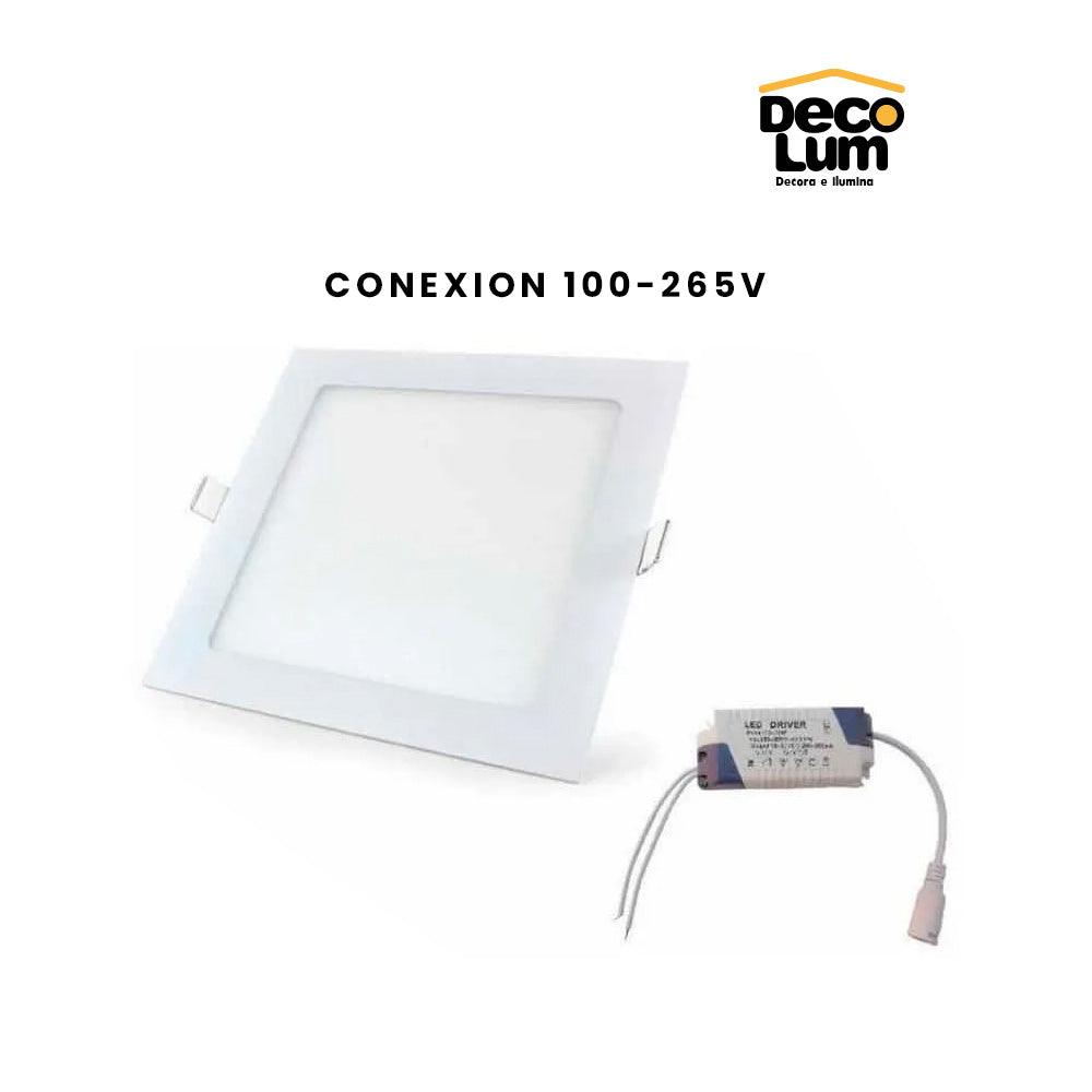 Panel Led cuadrado de 12w