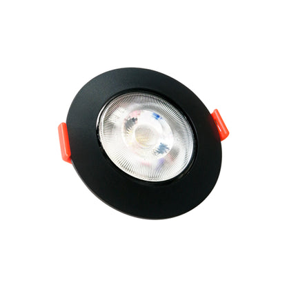 LUMINARIA SATURO TIPO BALA INTEGRADA INCRUSTAR Negro