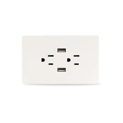 TOMA DOBLE + 2 USB ANTARES