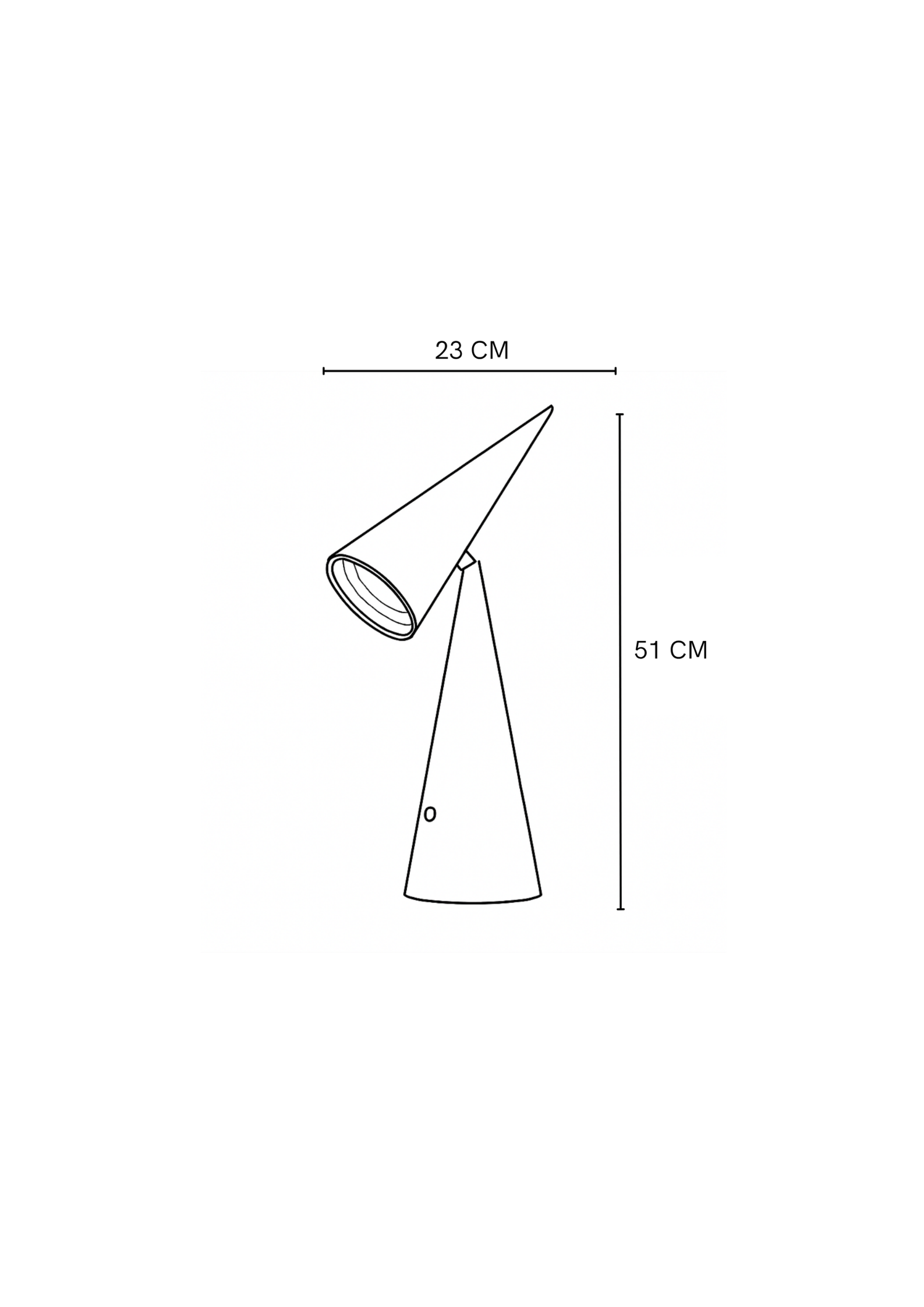 LÁMPARA MESA FELI NEGRO Y GRIS