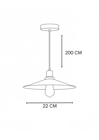 LAMPARA MINI CAPER DORADO