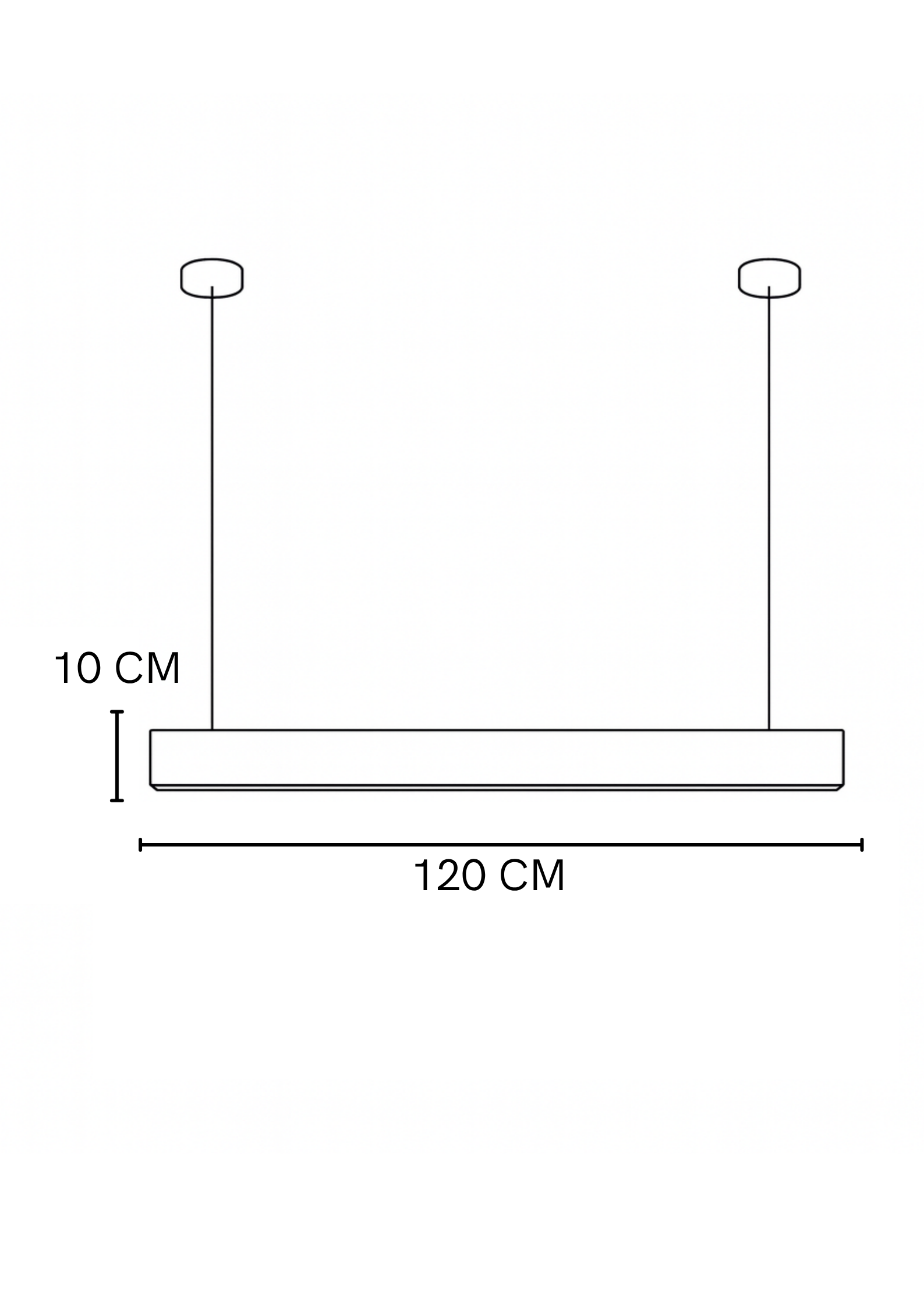 Lámpara De Techo Menak Blanco