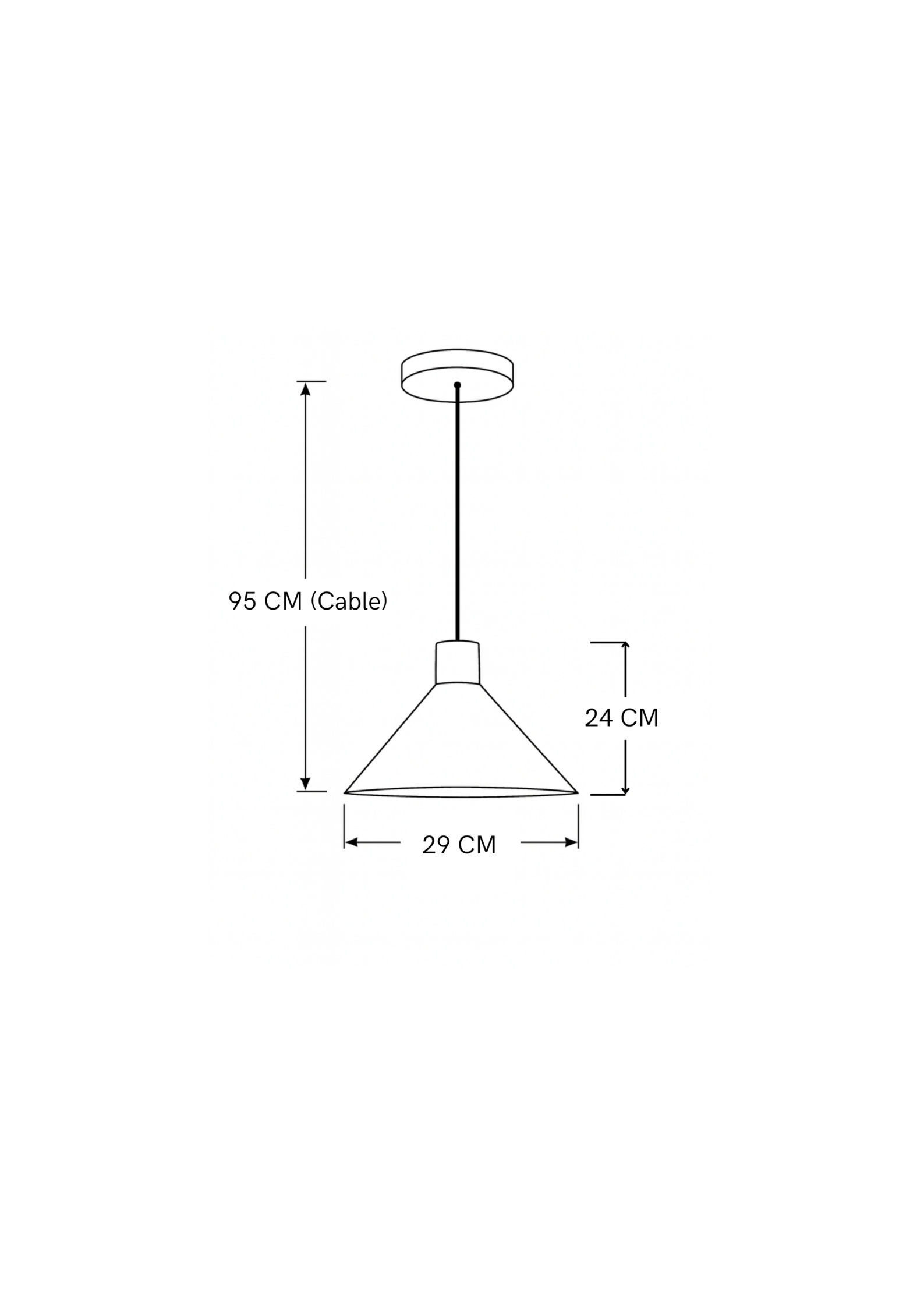 Lámpara  Salamanca negro Dorado
