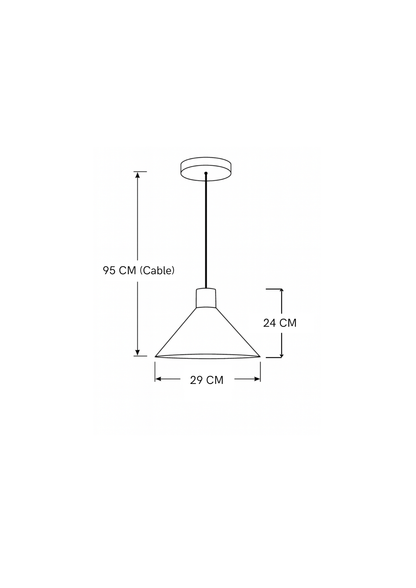 Lámpara  Salamanca negro Dorado