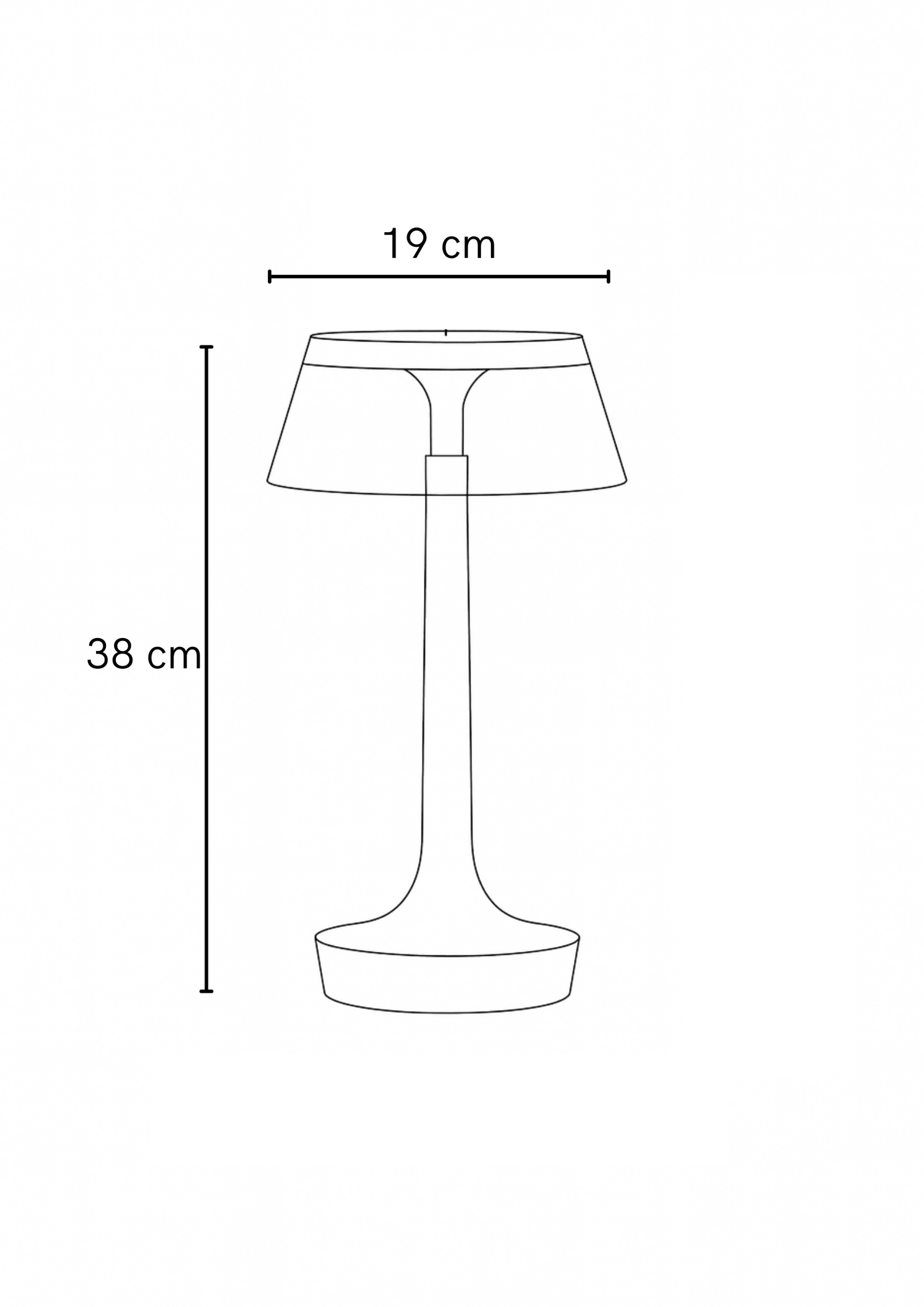 Lámpara de Mesa Babel en Cromo