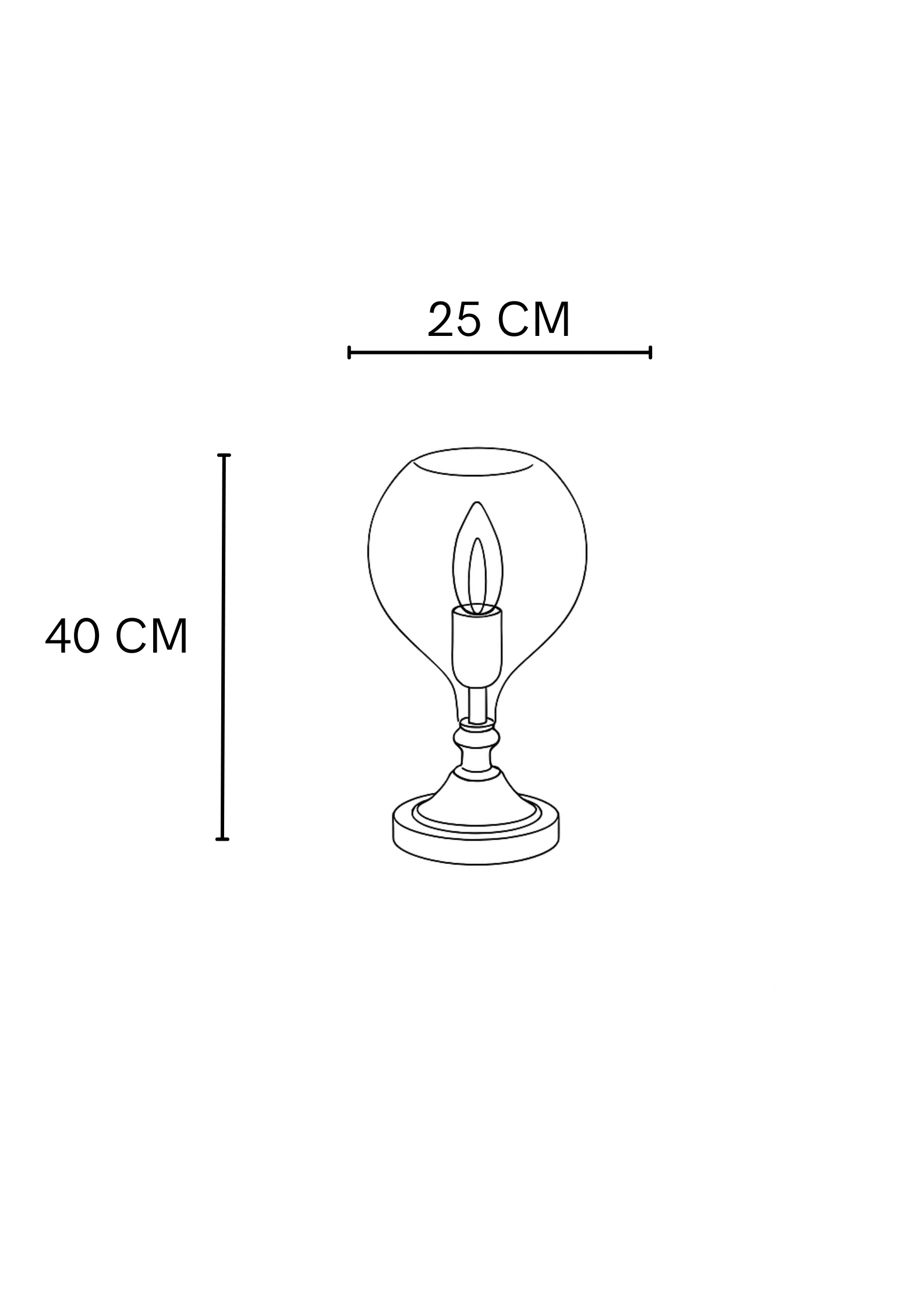 Lámpara de Mesa caliz