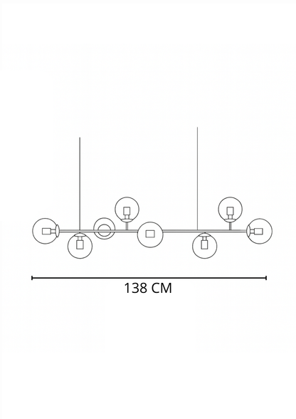 Lámpara de Techo Claxton Negro