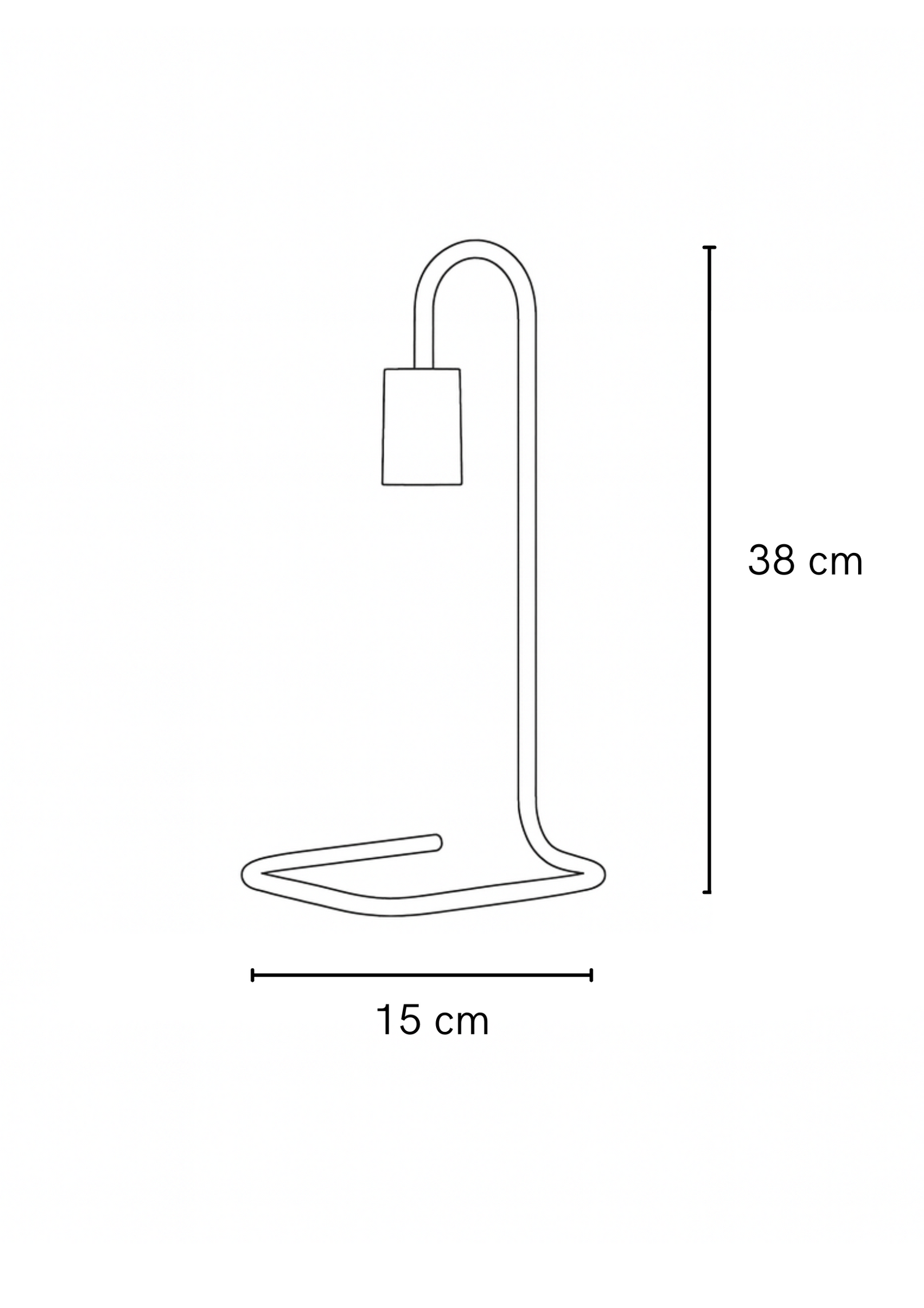 Lámpara de mesa Curua