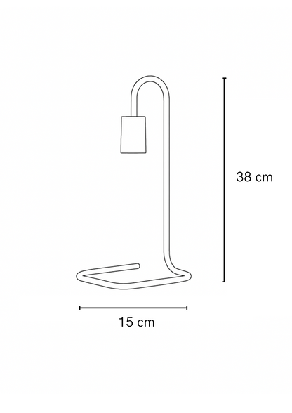 Lámpara de mesa Curua