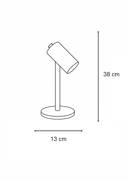 Lámpara de  mesa Fokline Crema
