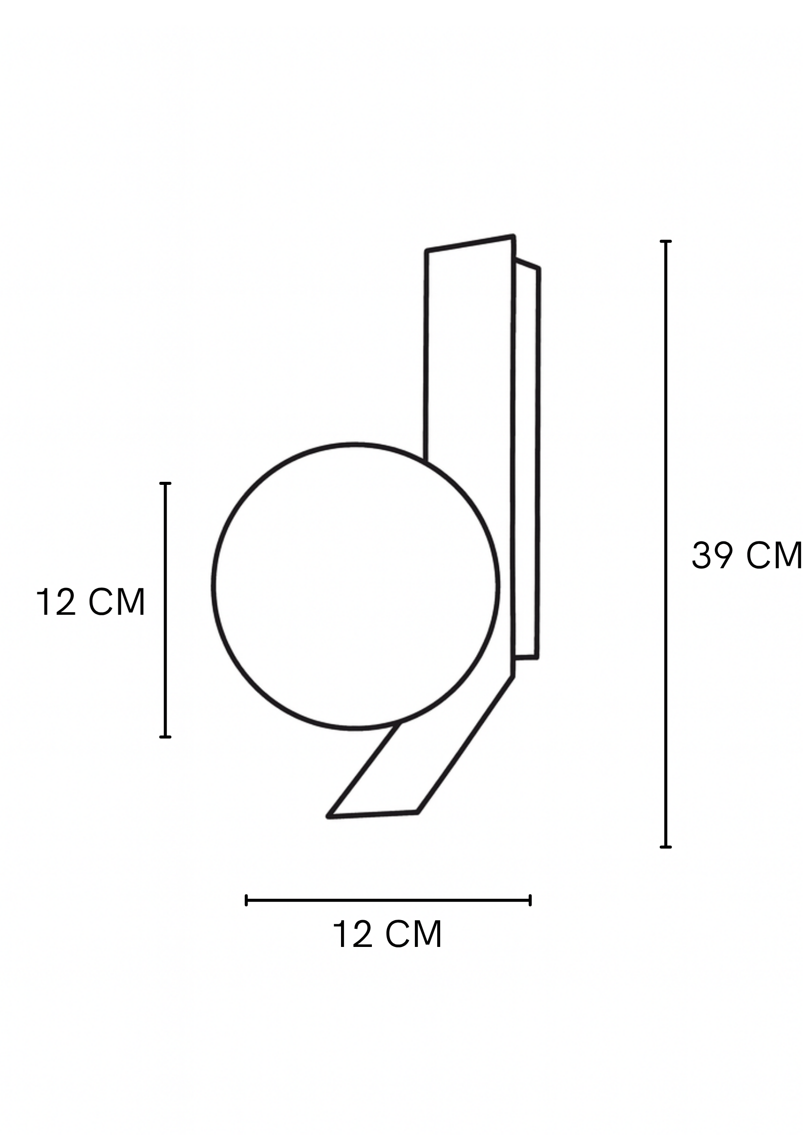 Lámpara de pared margarita