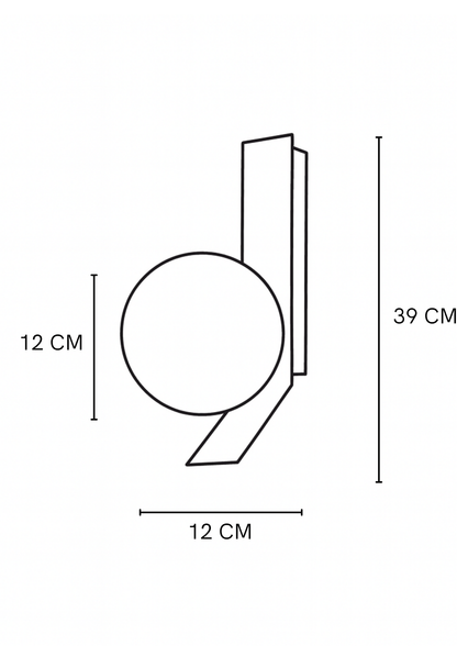Lámpara de pared margarita