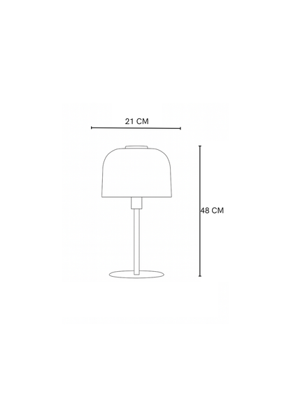 LÁMPARA MESA TILO NEGRO