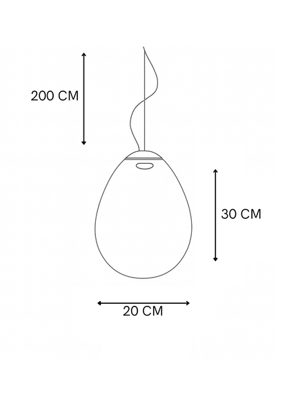 Lampara de techo Baloon