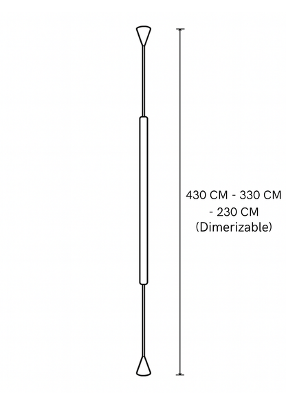 Lampara de techo Finalee Negro