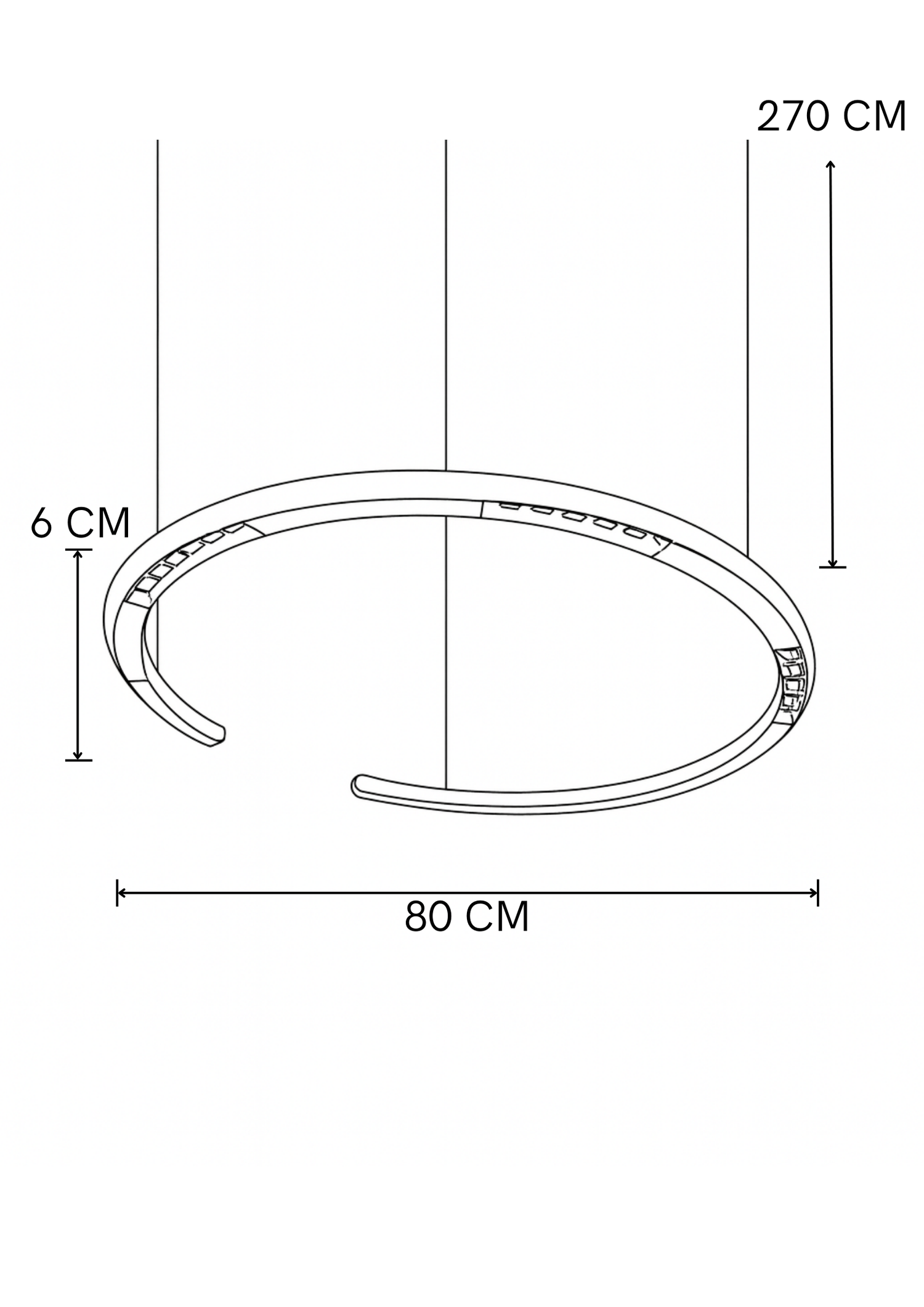 Lampara de techo Luny