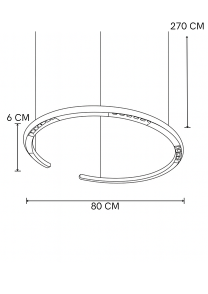 Lampara de techo Luny