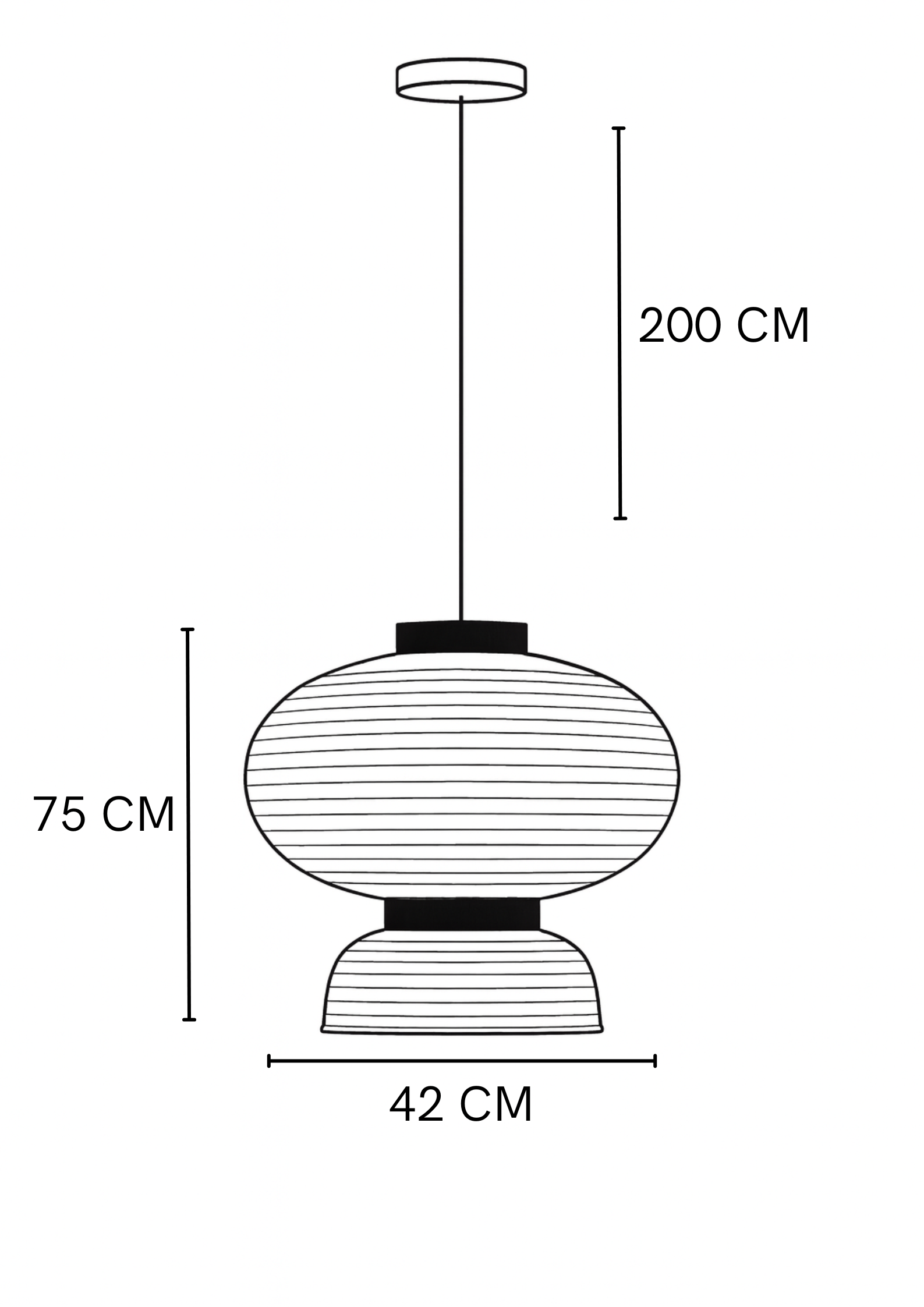 Lampara de techo PARA/B