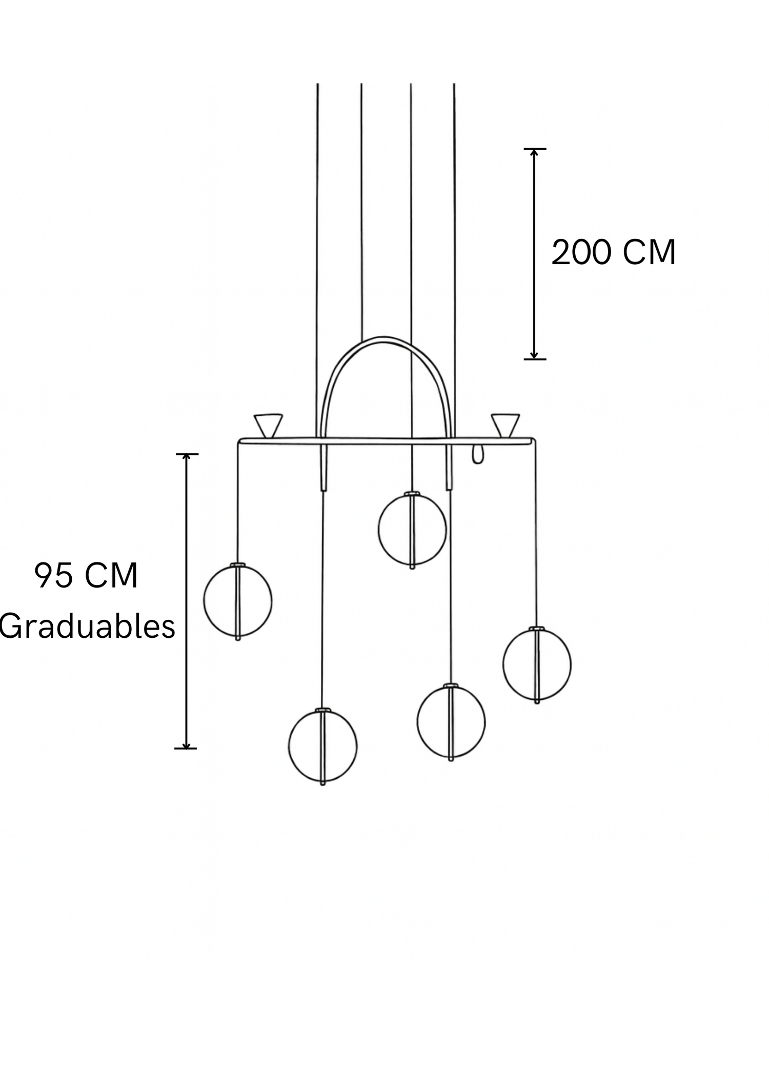 Lampara de techo Polarity