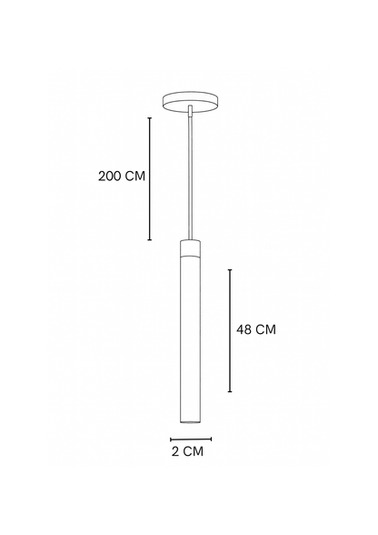 Lámpara de techo RAYNNI/1L