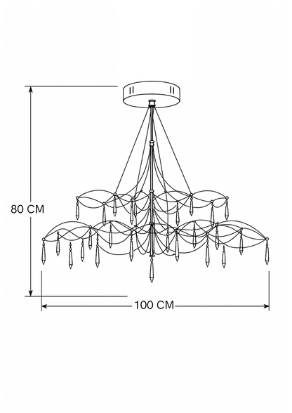 Lampara de techo STARLINE 1