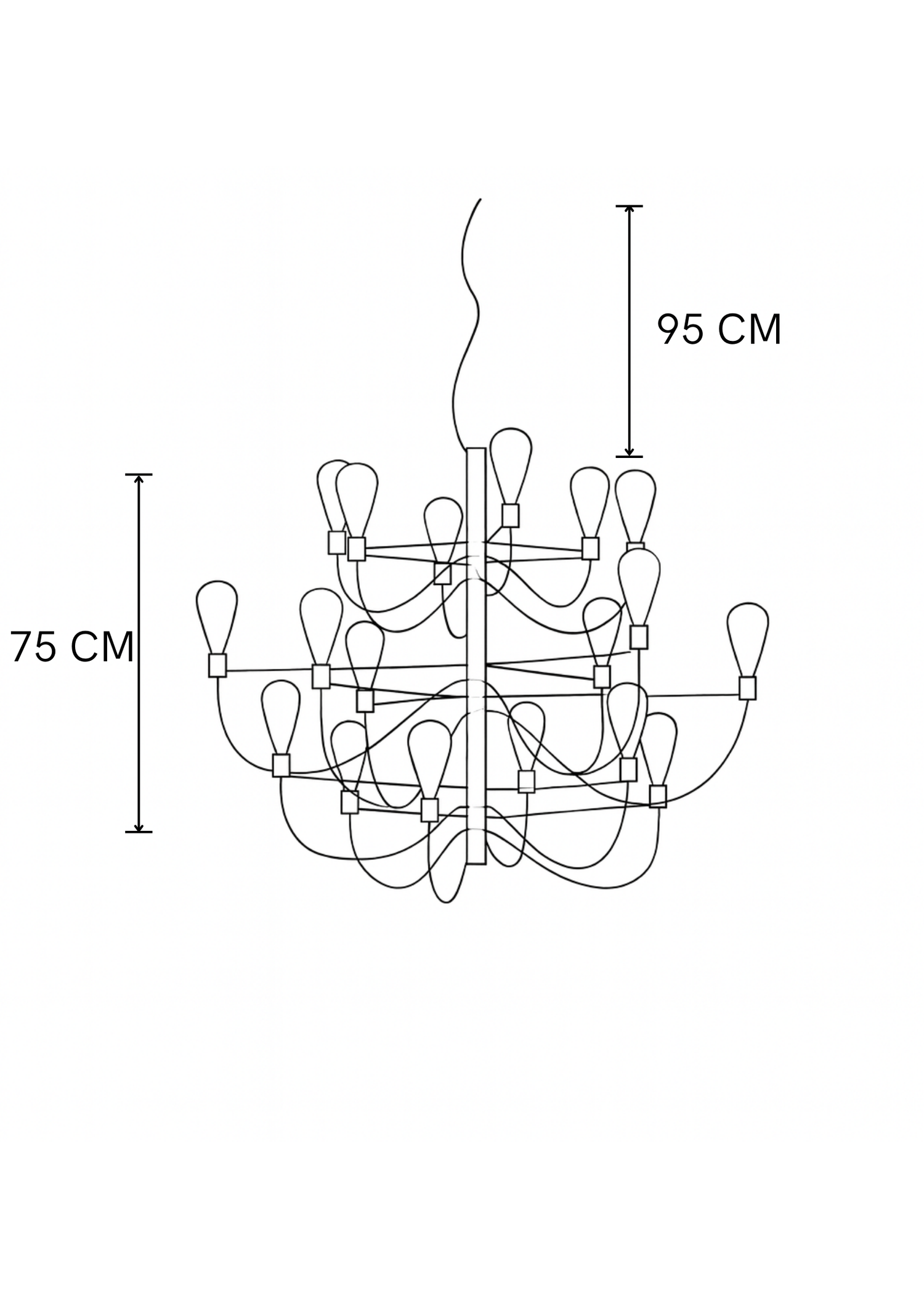 Lampara de techo Suno