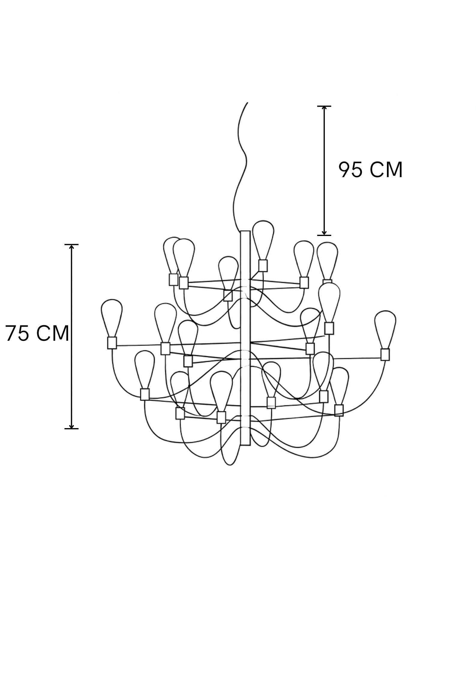 Lampara de techo Suno