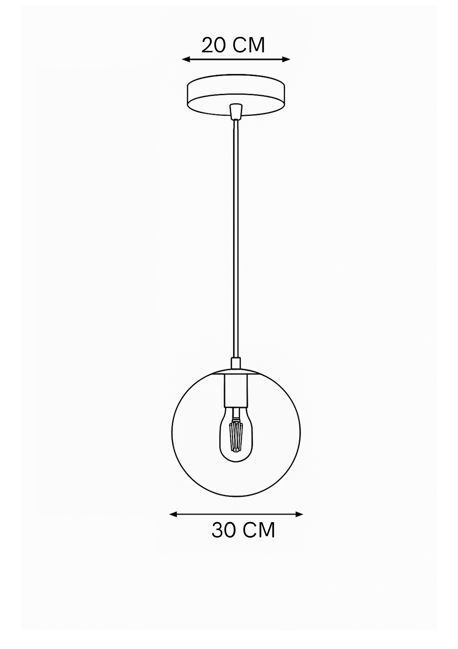 Lampara de techo Uru